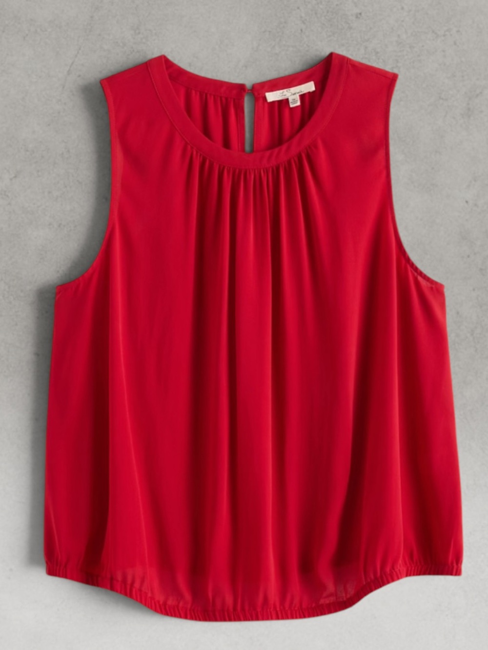 Women's Red Shell Top